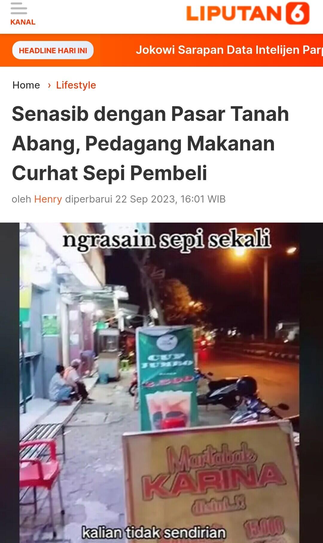 Dagangan Tidak Laku, Pedagang Jasuke Pingsan 2 Hari Tidak Makan