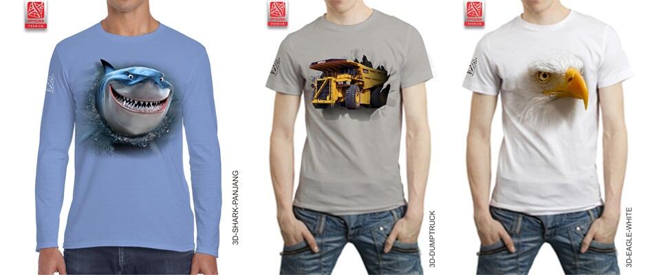 Sablon Kaos Dengan Efek Fotorealistik Keindahan Detail Yang Memukau