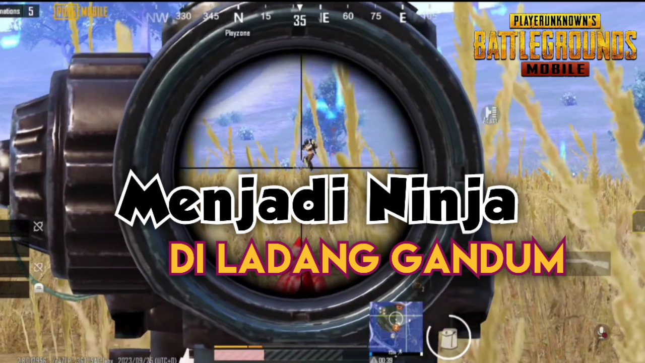 &#91;Video&#93; MENJADI NINJA DI LADANG GANDUM - PUBG MOBILE ✓