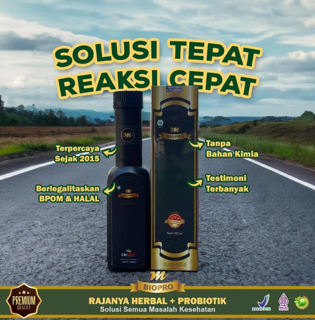 MBiopro Herbal Alami Solusi Masalah Kesehatan Reaksi Cepat Testimoni Terbanyak