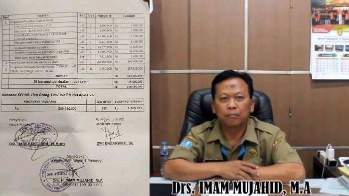 Sederet Fakta Sumbangan Rp 1,6 Juta Per Siswa, Kepsek SMPN 1 Ponorogo Sebut Sukarela