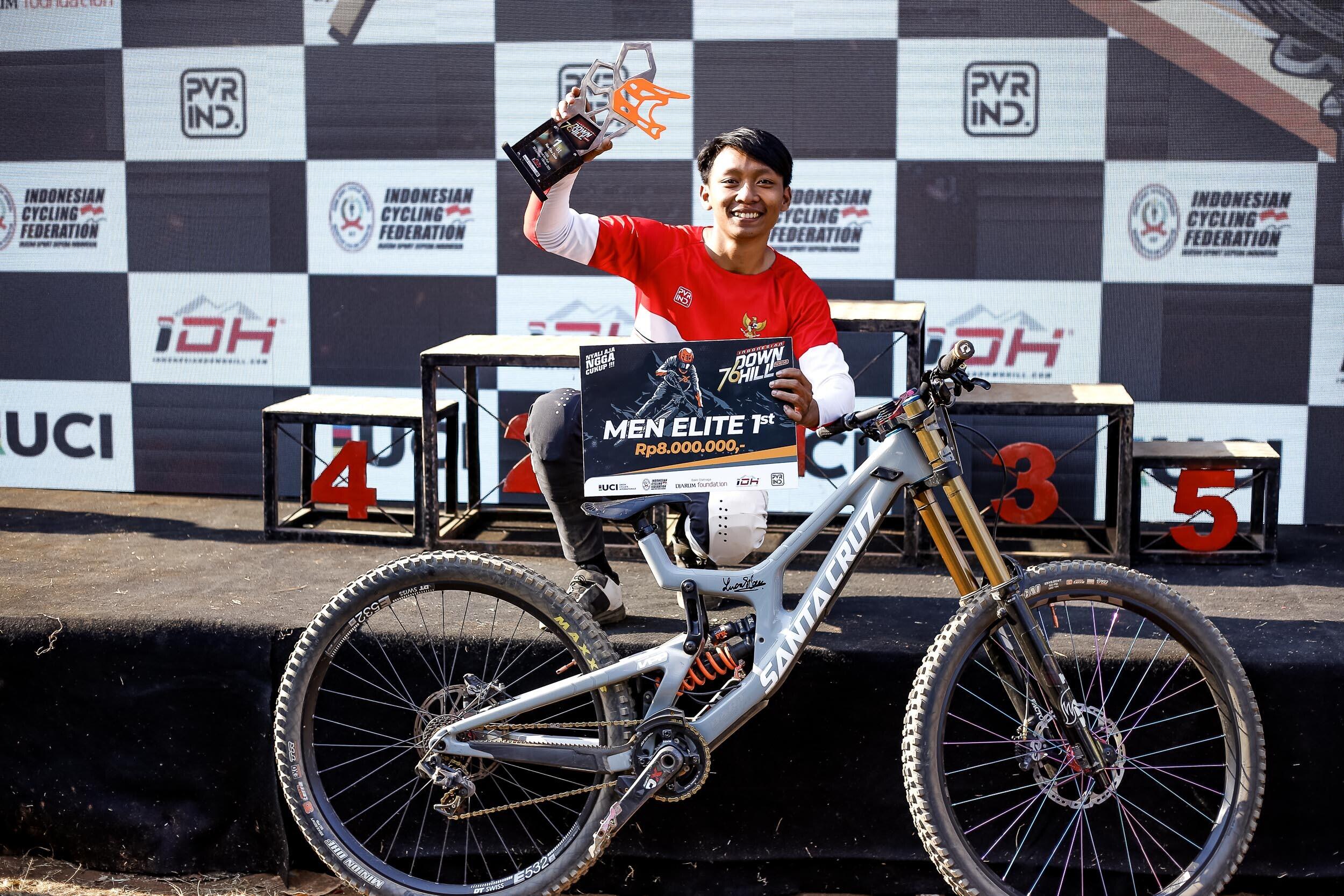 Berlangsung Sengit, Rendy Sanjaya Keluar Sebagai Juara 76 Indonesian Downhill 2023!