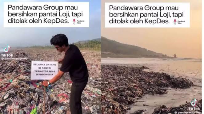 Polemik Aksi Bersih-bersih Pantai Loji, Pemkab Sukabumi Dahului Pandawara Group?