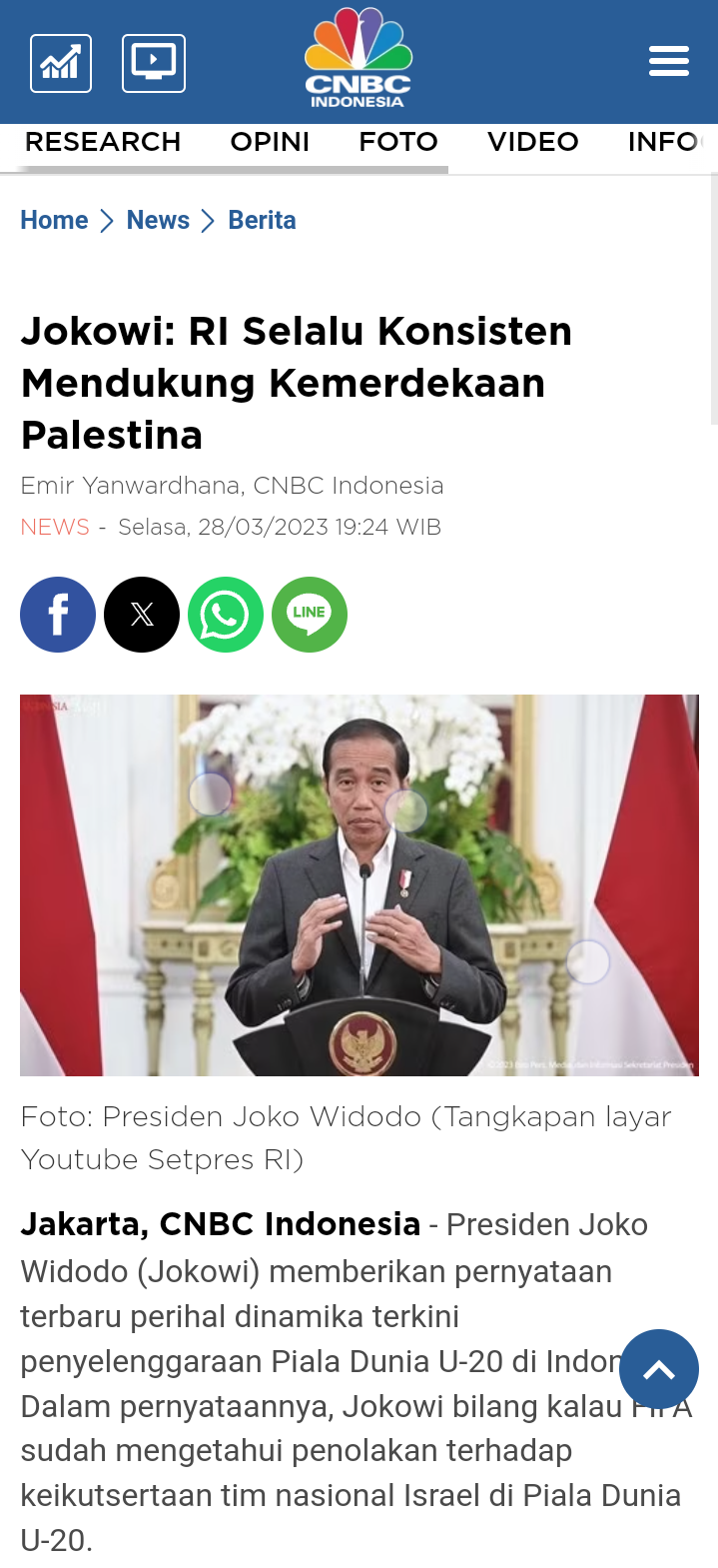 Prabowo Pimpin Rapat Kabinet Bahas Perang Palestina dengan Israel