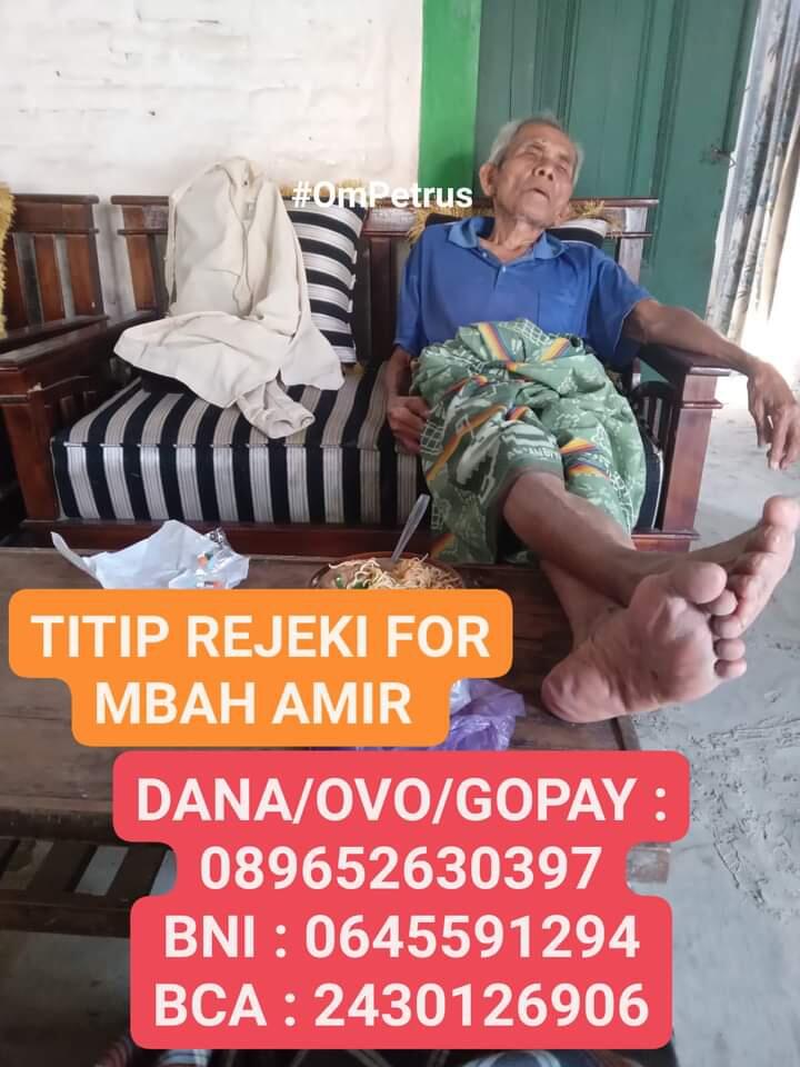 Bantu Mbah Amir Beliin Sembako