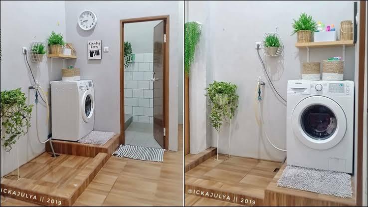 Meletakkan Mesin Cuci Bagusnya Dimana Ya, Apa Di Kamar Mandi?