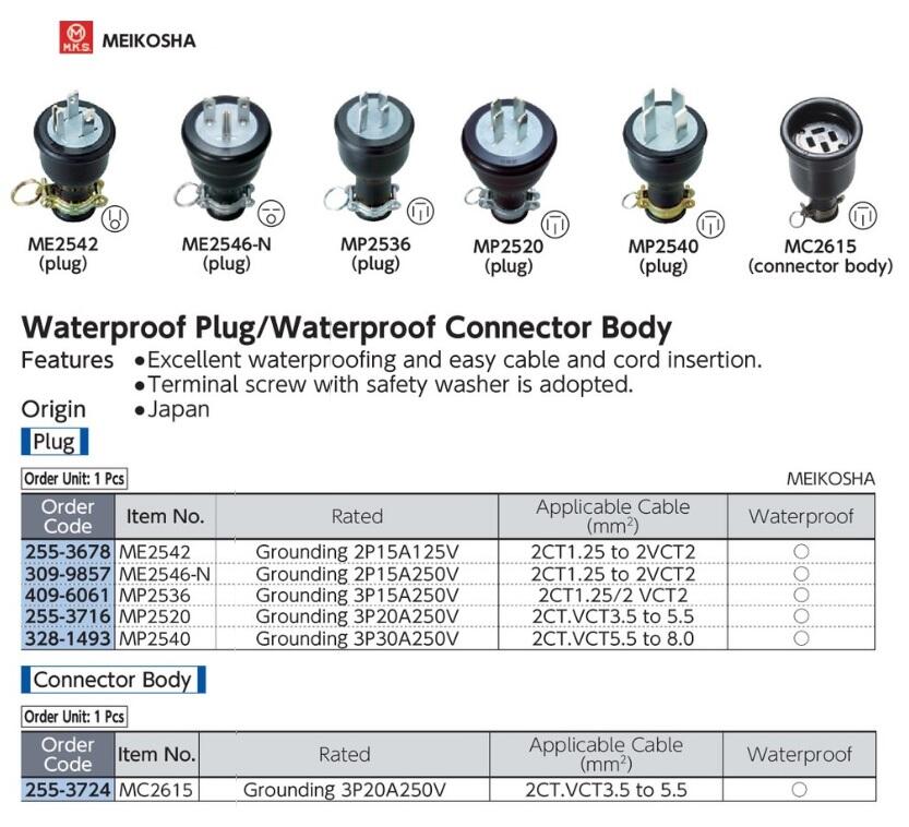 Japan product untuk Electric MEIKO MEIKOSHA