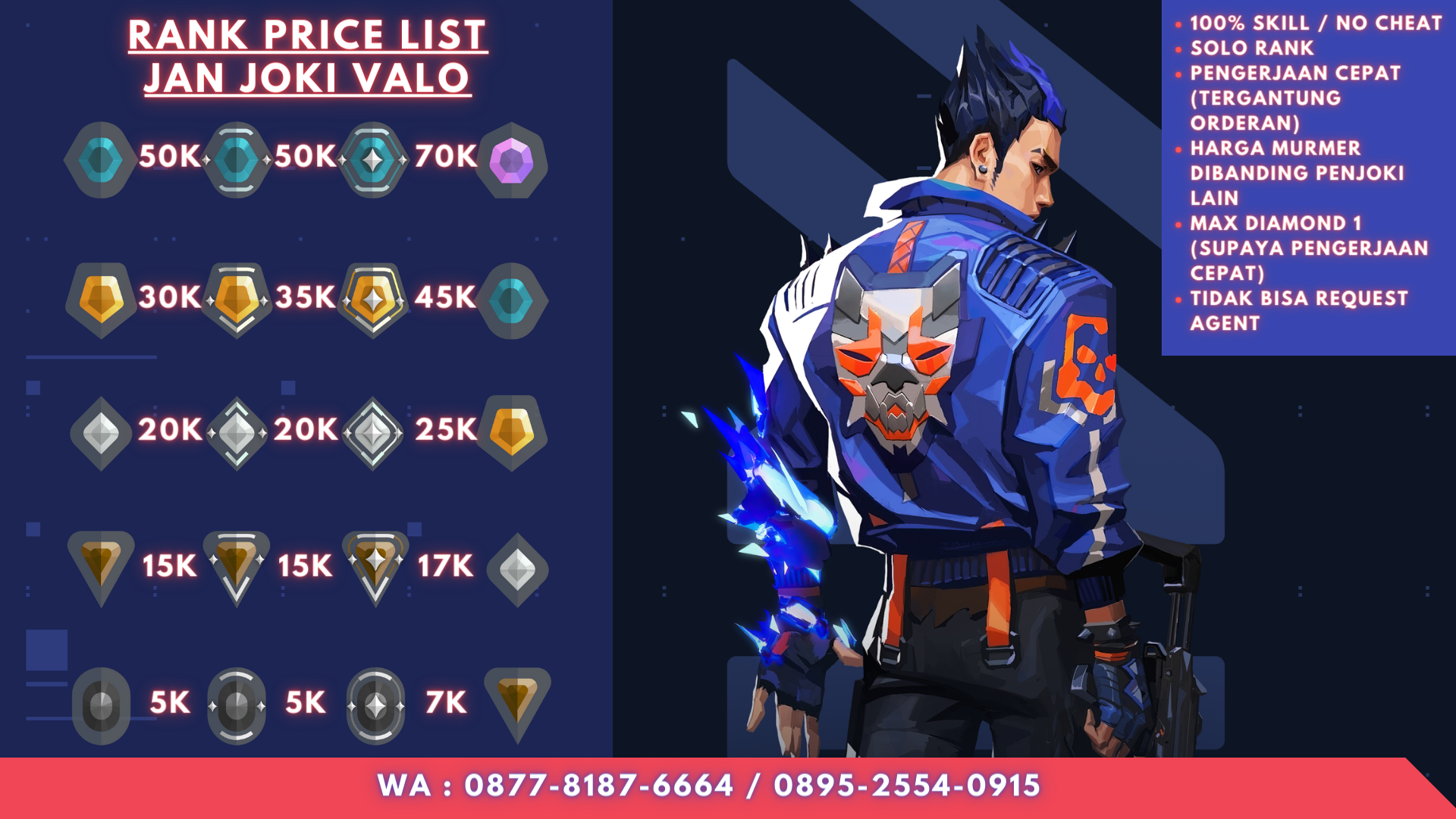 Jasa Joki Valorant Ori Pengerjaan Solo Rank >_<