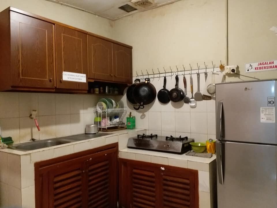 Dapur adalah kunci untuk anak kosan
