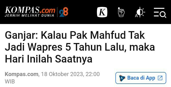 Mahfud Ungkap Alasan Pilih Jadi Cawapres Ganjar, Bukan Anies atau Prabowo