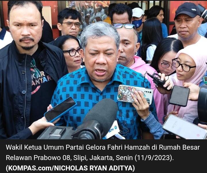 Ditanya Kemungkinan Prabowo-Gibran, Partai Gelora: Ya Memang, Aspirasi Rakyat Jelata