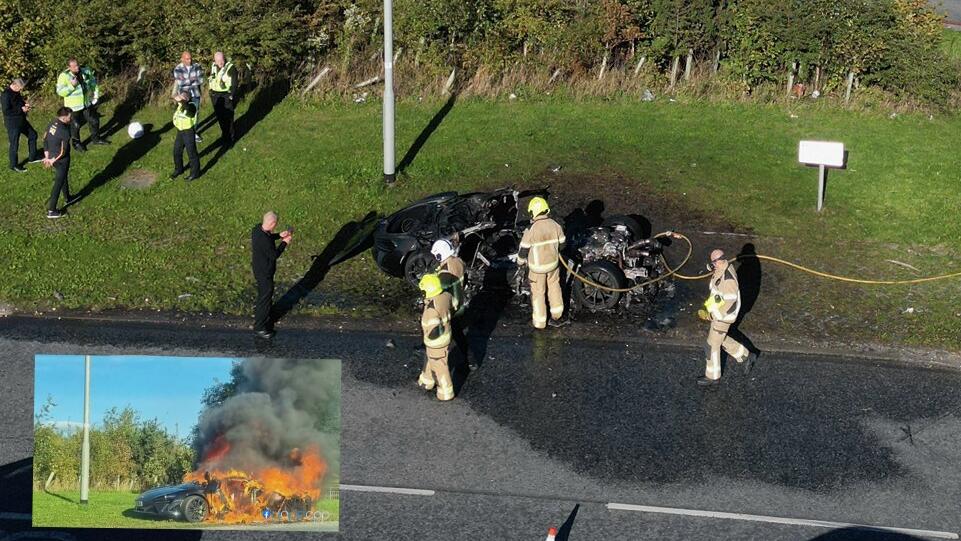 Hanya Menyisakan Abu, McLaren Artura Hangus Terbakar Saat Test Drive