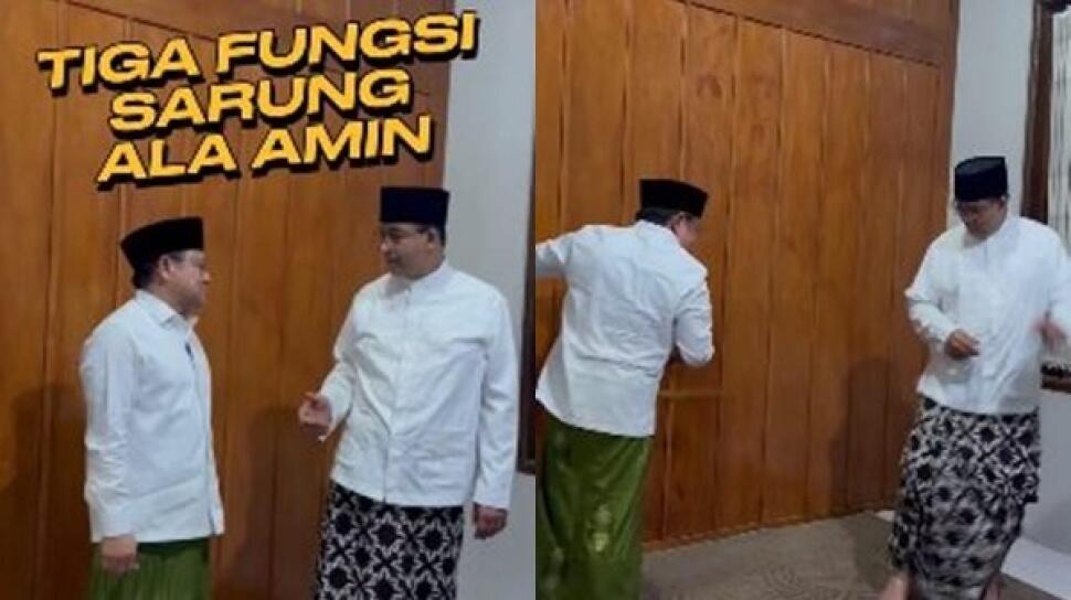 Tahu Apa Fungsi Sarung? Ini Dia 3 Fungsi Sarung Ala Cak Imin yang Bikin Anies Kaget!