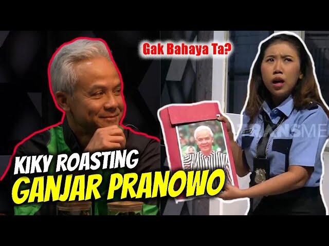 Ganjar Disebut Baper saat Di-roasting Kiky Saputri, Mukanya Asem Bener