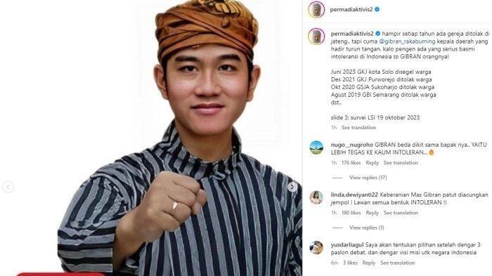 Jika Serius Ingin Basmi Kaum Intoleran di Indonesia, Pilih Gibran di Pilpres 2024