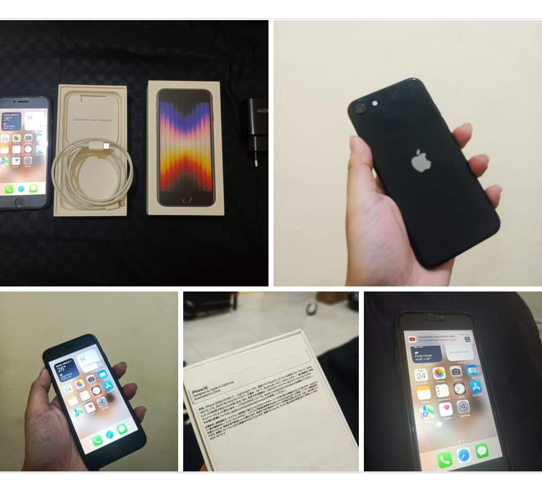 Jual iphone se gen 3 2022 like new