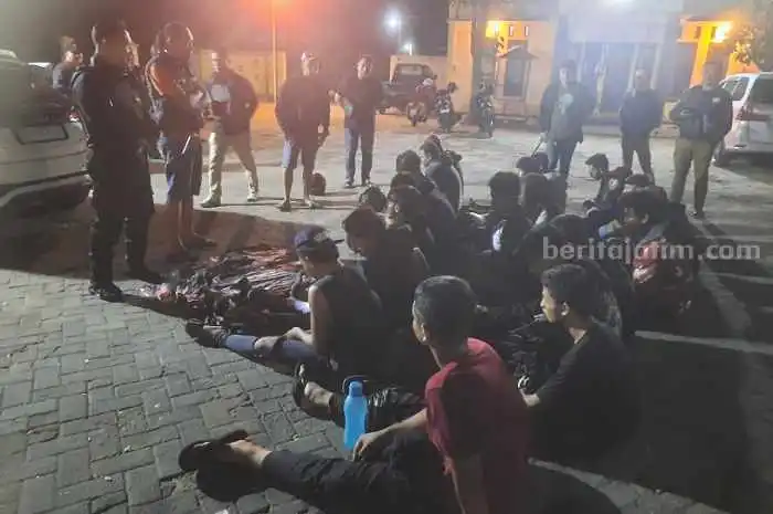 Puluhan Remaja Hendak Tawuran di Kawasan SLG Kediri