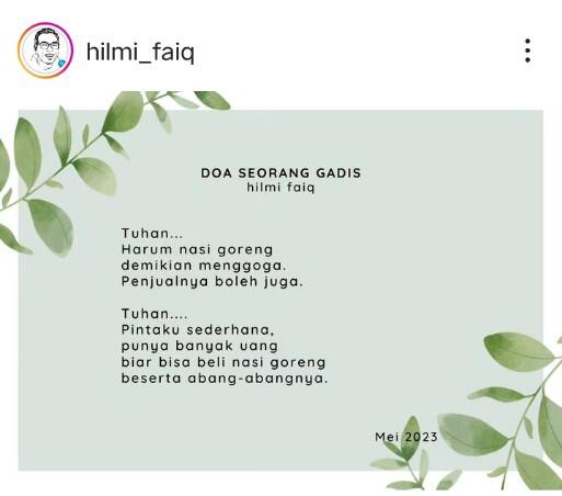 Menyusuri Twist Ending dalam Perkara-Perkara yang Nyaris Puitis karya Hilmi Faiq