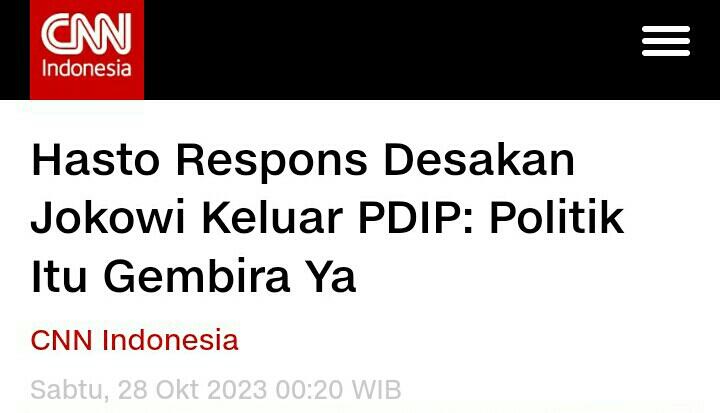 Hasto Sebut PDIP Tengah Sedih dan Luka Hati karena Ditinggal Jokowi