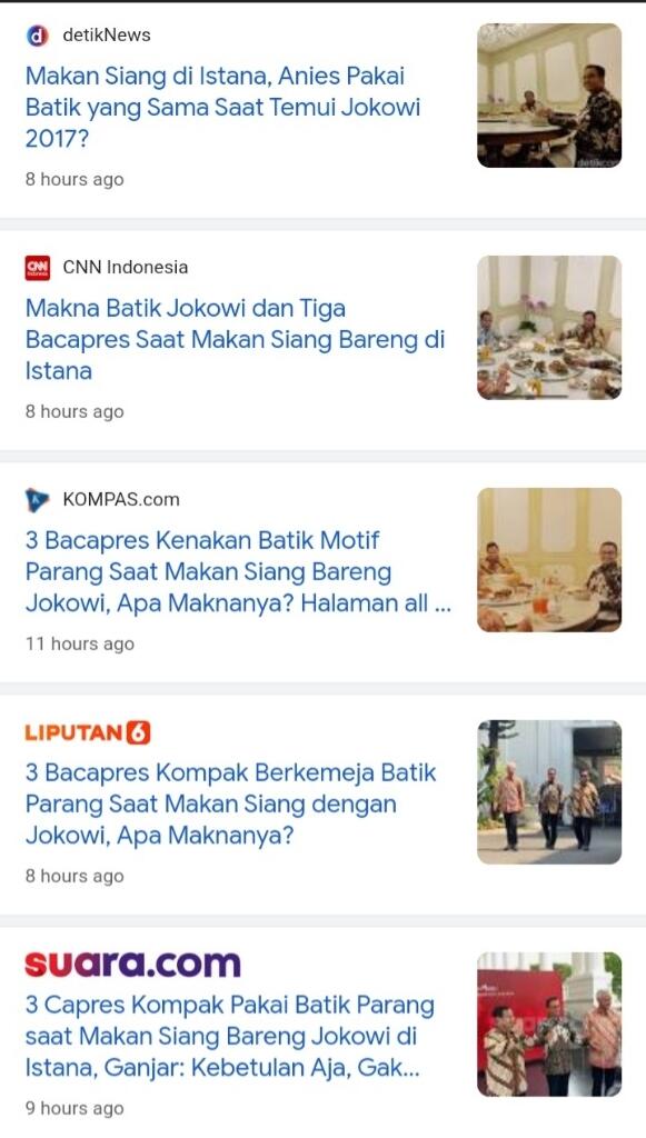 Satu Foto Jamuan Makan Siang, Sejuta Teori Cocoklogi