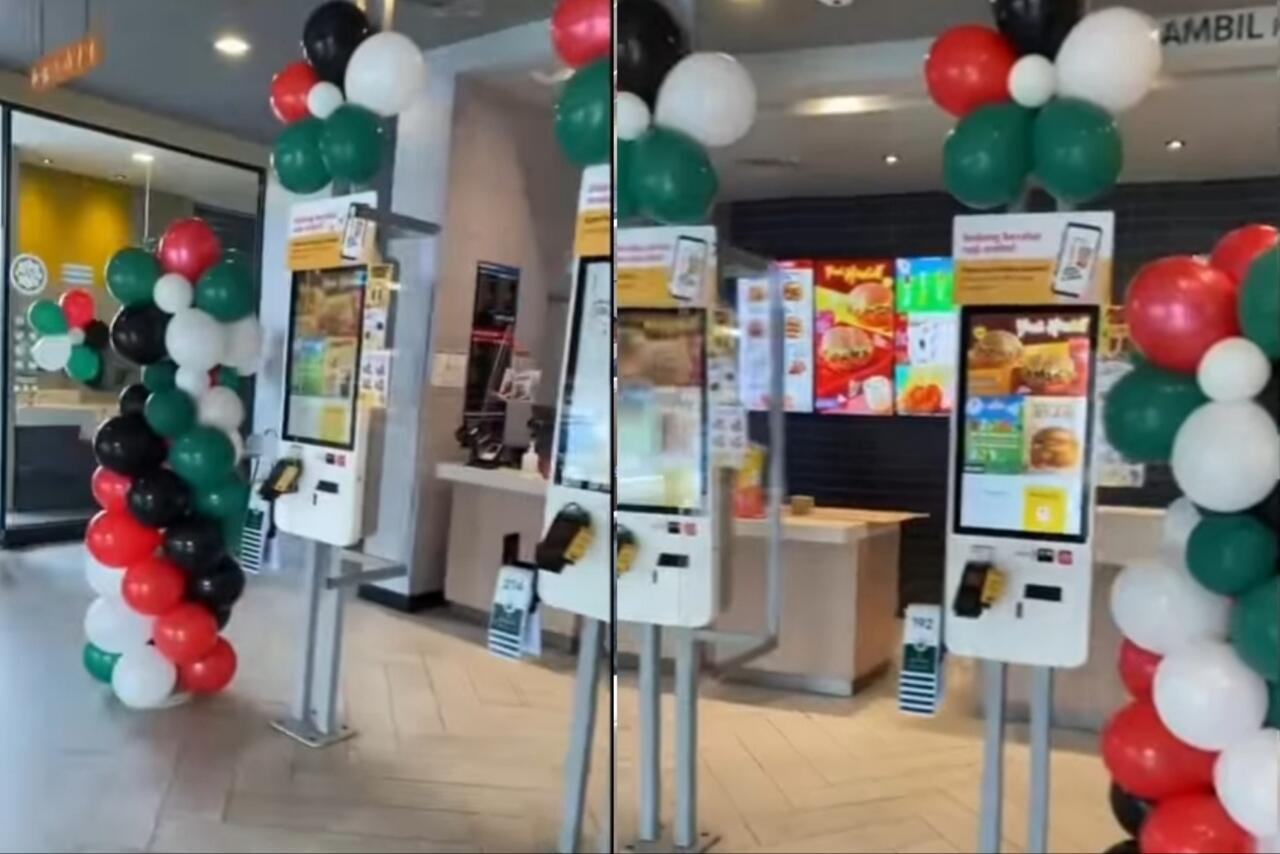 Sepi Pelanggan, McDonald's Indonesia Buat Dekorasi Free Palestine