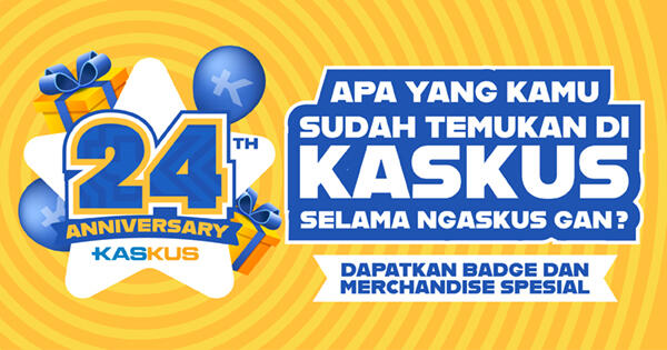 HBD KASKUS yang ke-24! Rayain Yuk Dimari!