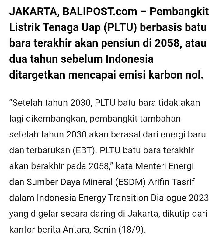 Ganjar Komentari Soal Transisi Energi, Begini Respons Lamhot Sinaga