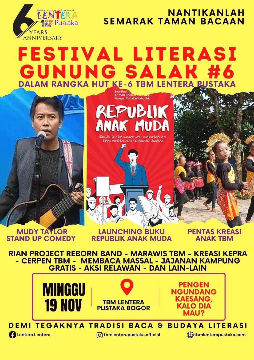 Giatkan Membaca, Taman Bacaan di Bogor Gelar Festival Literasi Gunung Salak #6
