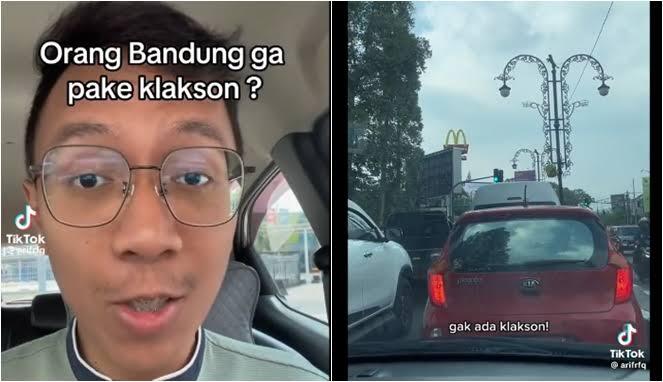 Heboh Fenomena Etika Lalu Lintas Unik Orang Bandung, Jarang Bunyikan Klakson?