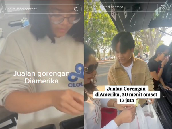 Keren! Cinta Kuya Sukses Jualan Gorengan di Amerika, Omzet Sampai Belasan Juta!