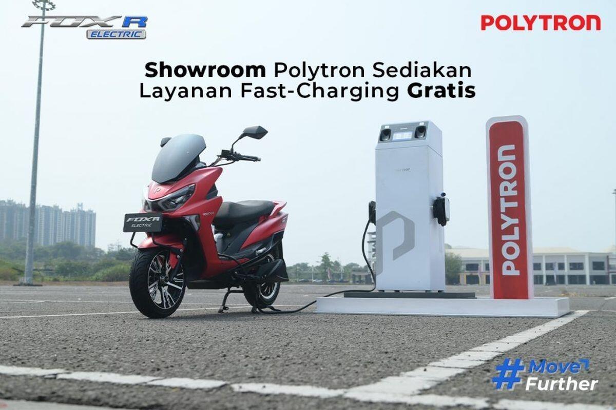 Polytron Sediakan Fast Charging Gratis, 10 Menit Bisa Jalan 20 Km