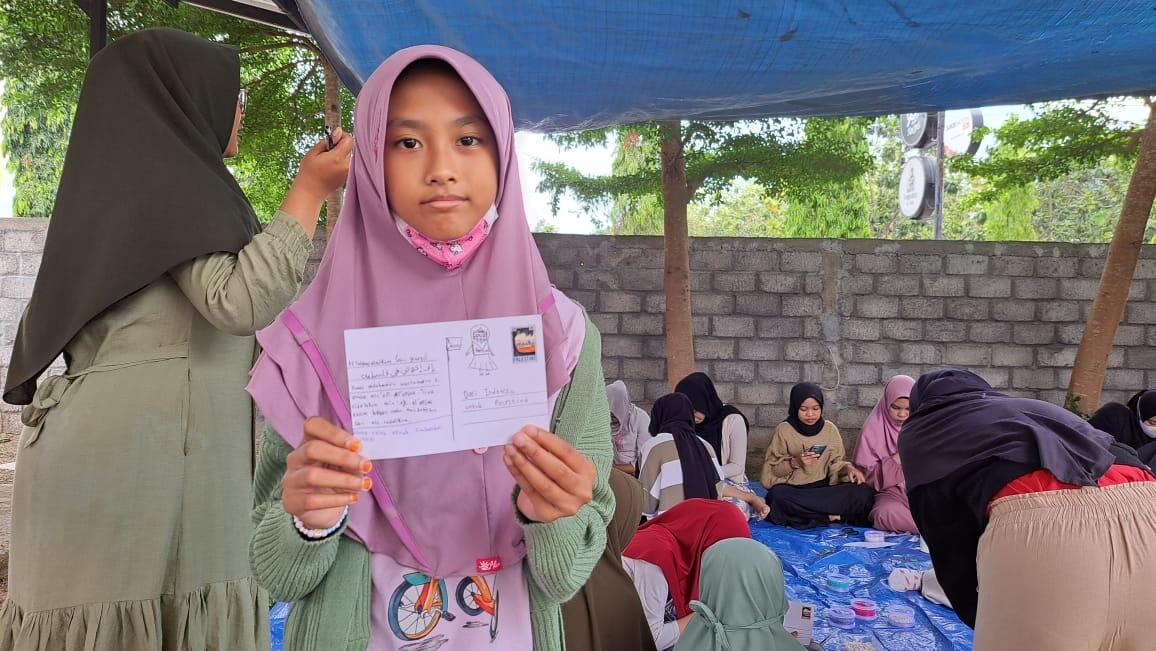 Anak-anak Sleman Peduli Korban Konflik Palestina dalam Rangka Hari Anak Sedunia