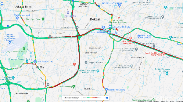 Tol Jakarta Arah Cikampek Macet Parah 13 Km Imbas Demo Buruh

