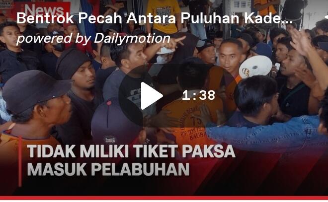 Puluhan Kader HMI Bentrok dengan Buruh Pelabuhan di Baubau
