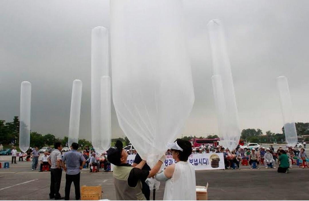 Balon Plastik ini Digunakan Di Korea Karena Lebih Efisien dibanding Drone