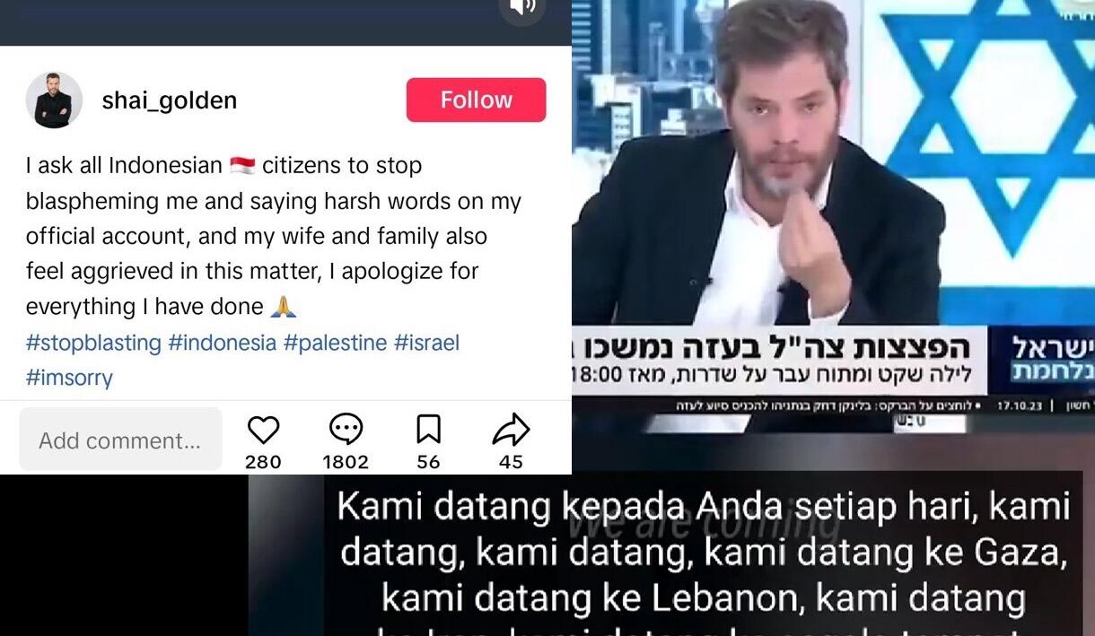 Presenter Israel Nyerah Setelah Diserbu Netizen Indonesia: Saya Minta Maaf

