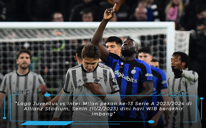 Laga Juventus vs Inter Milan Skor 1-1