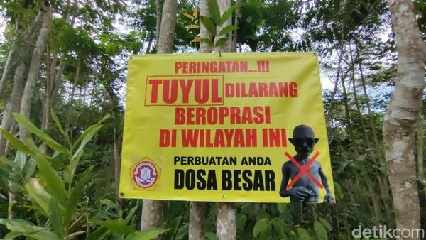 Respons Kades soal Warga Pasang Spanduk 'Tuyul' Dilarang Beroperasi