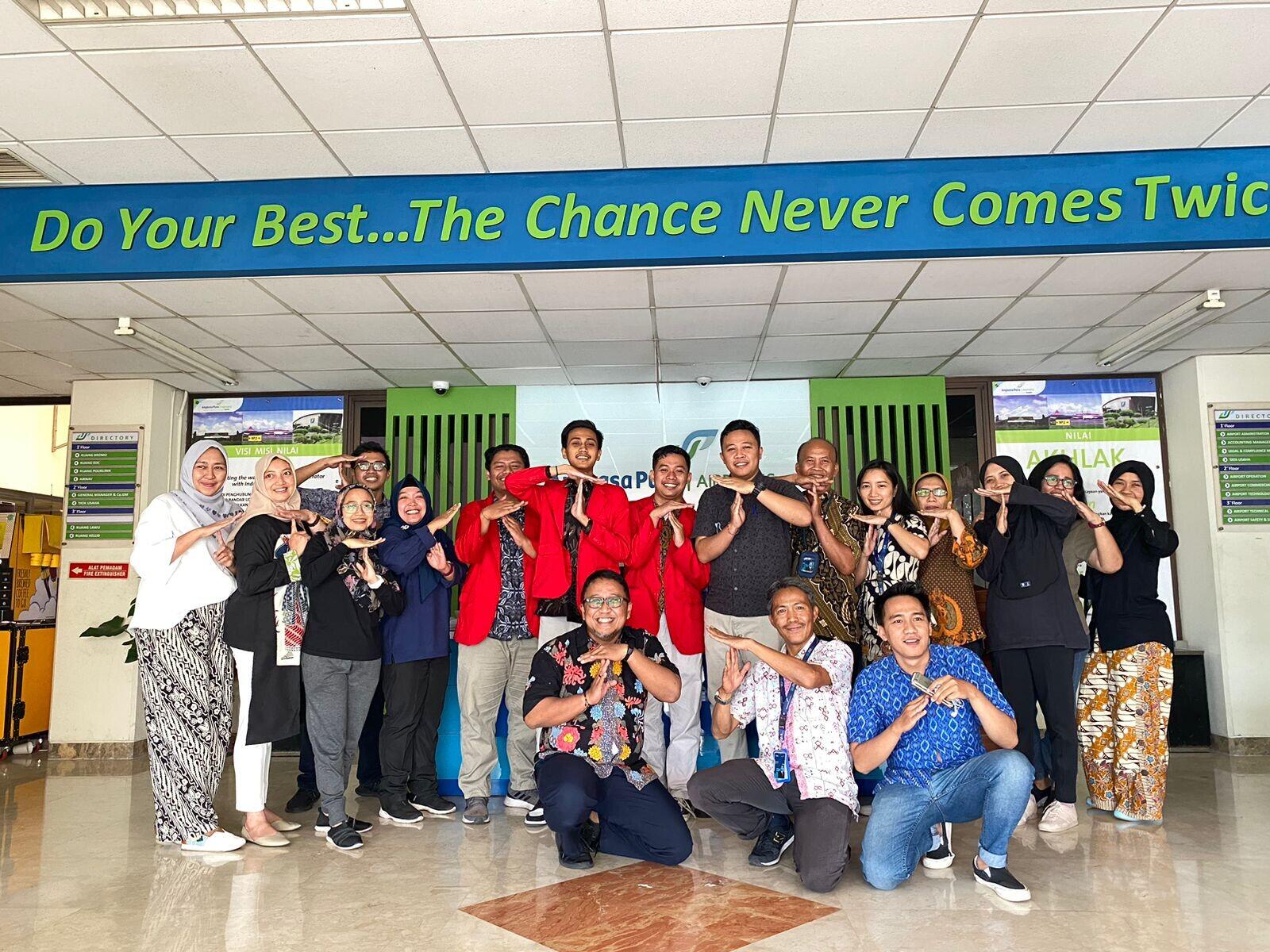 Mahasiswa Untag Magang di PT Angkasa Pura I