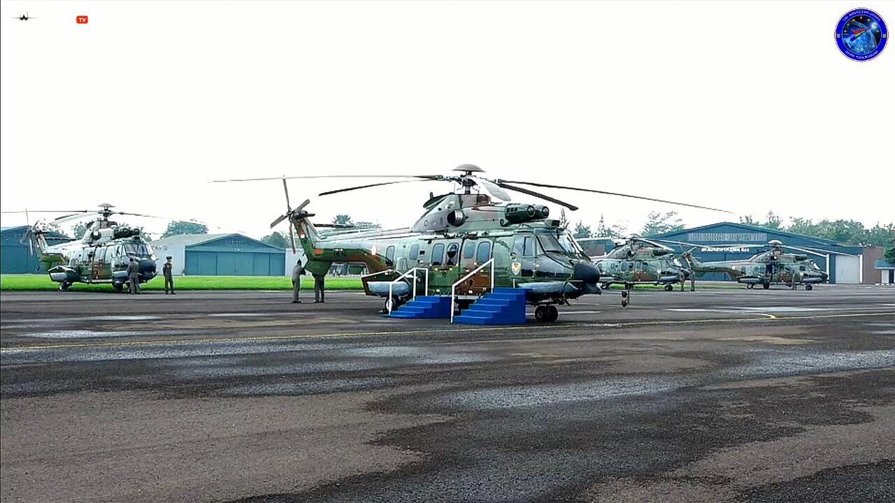 Sudah Lakukan Tradisi Mandi Kembang, 8 Unit Helikopter Caracal Berdinas di TNI AU