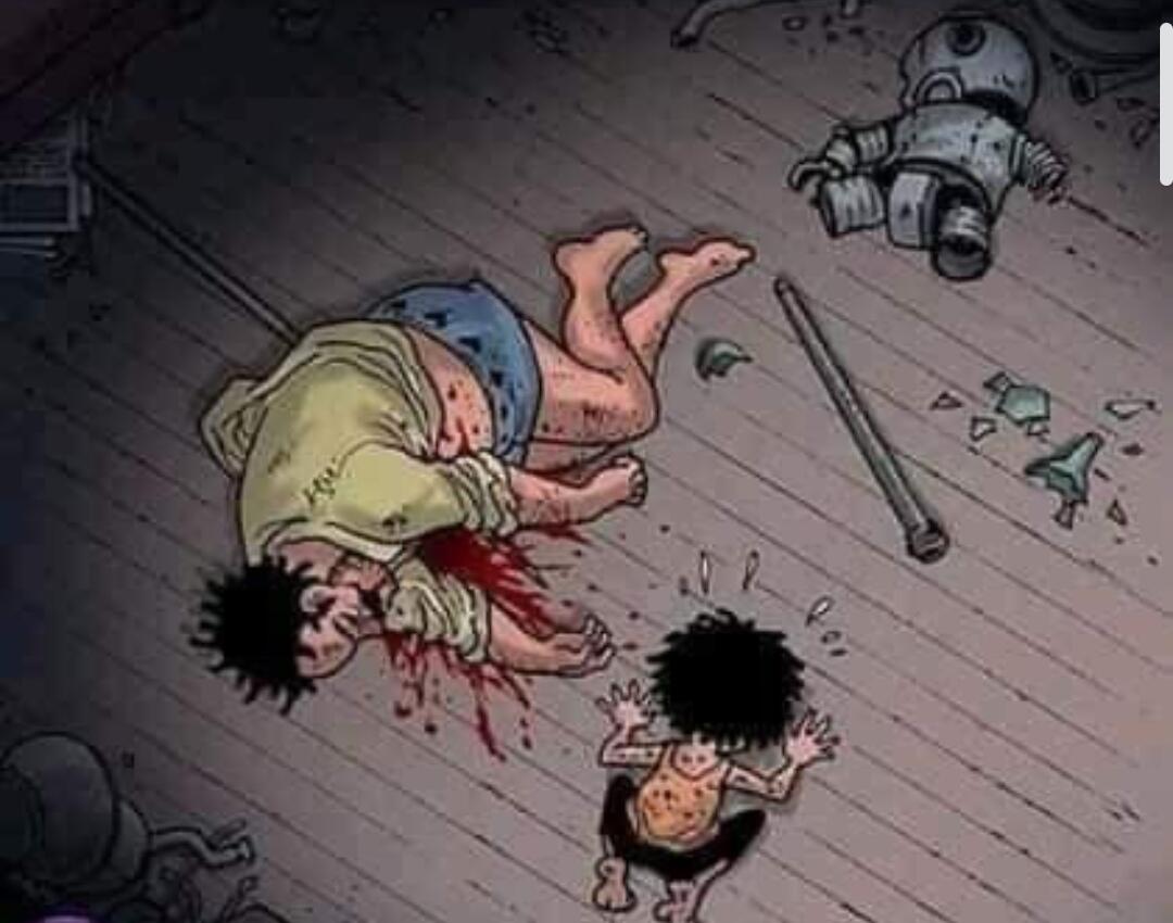 Anak Kecil itu Membunuh Ayahnya Si Pecandu Alkohol (Dark Ending) 