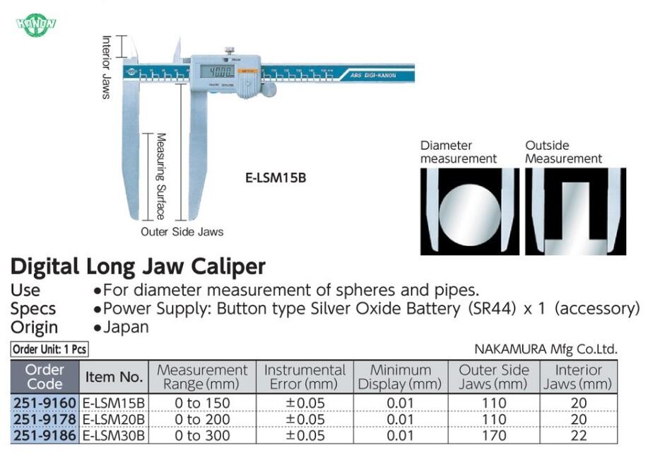CANON Measuring Equipment (Nakamura Manufacturing Co,.Ltd Japan)