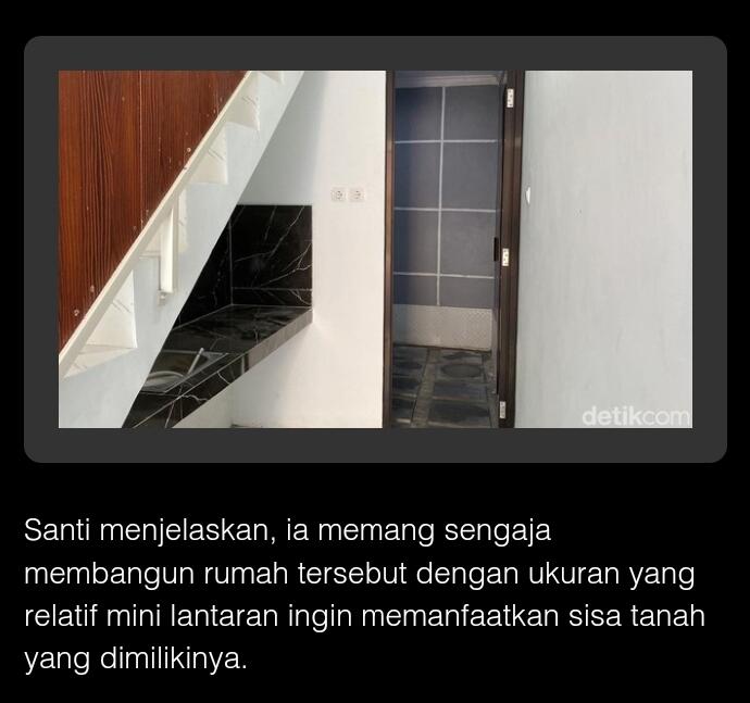 Penampakan Rumah Mini 2x12 Meter di Gresik yang Harganya Fantastis

