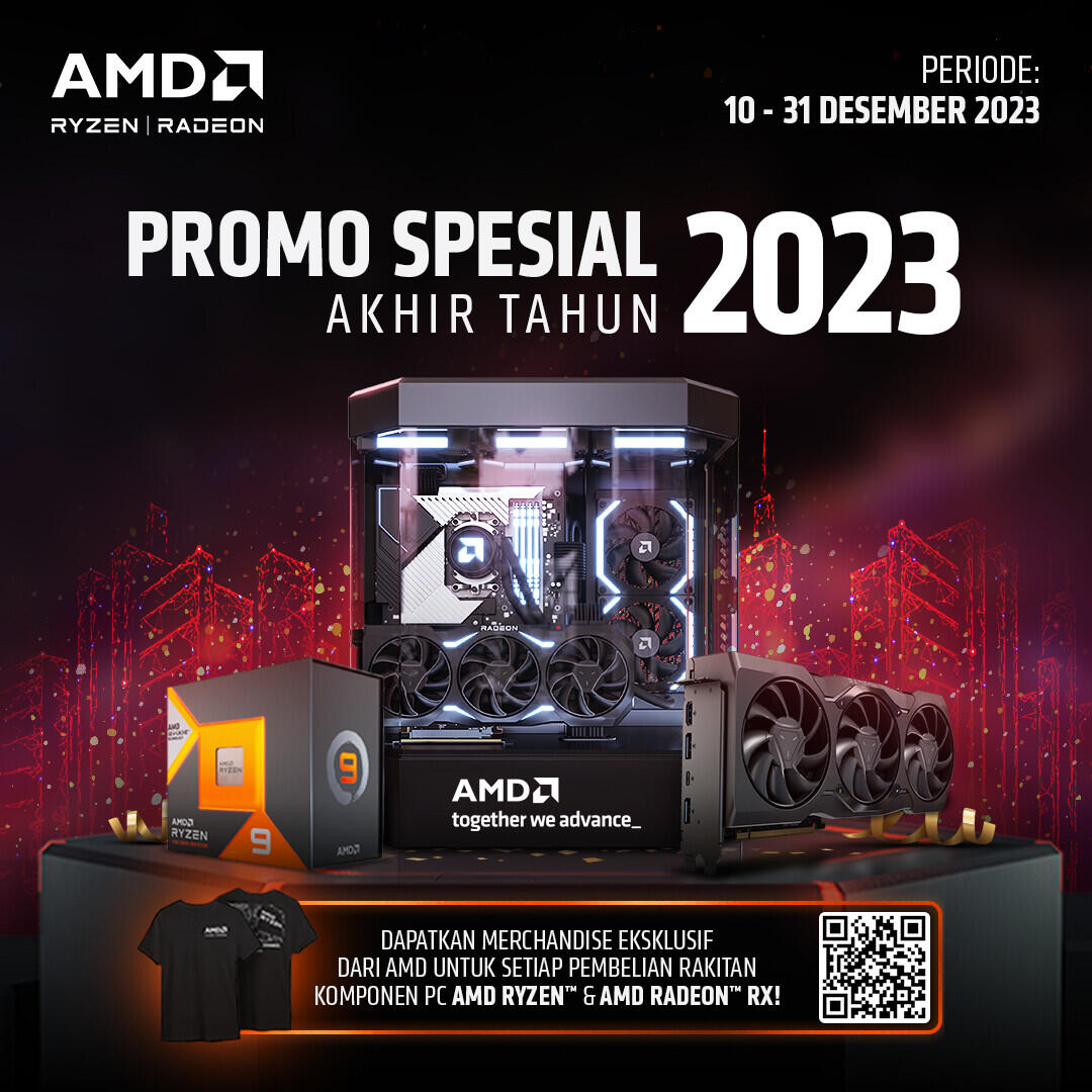 Promo Akhir Tahun Spesial! Desember Banjir Hadiah Bersama AMD!