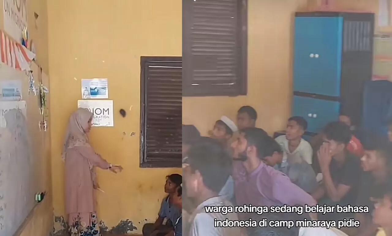 Pro-kontra Pengungsi Rohingya Diajari Bahasa Indonesia! Perlukah?