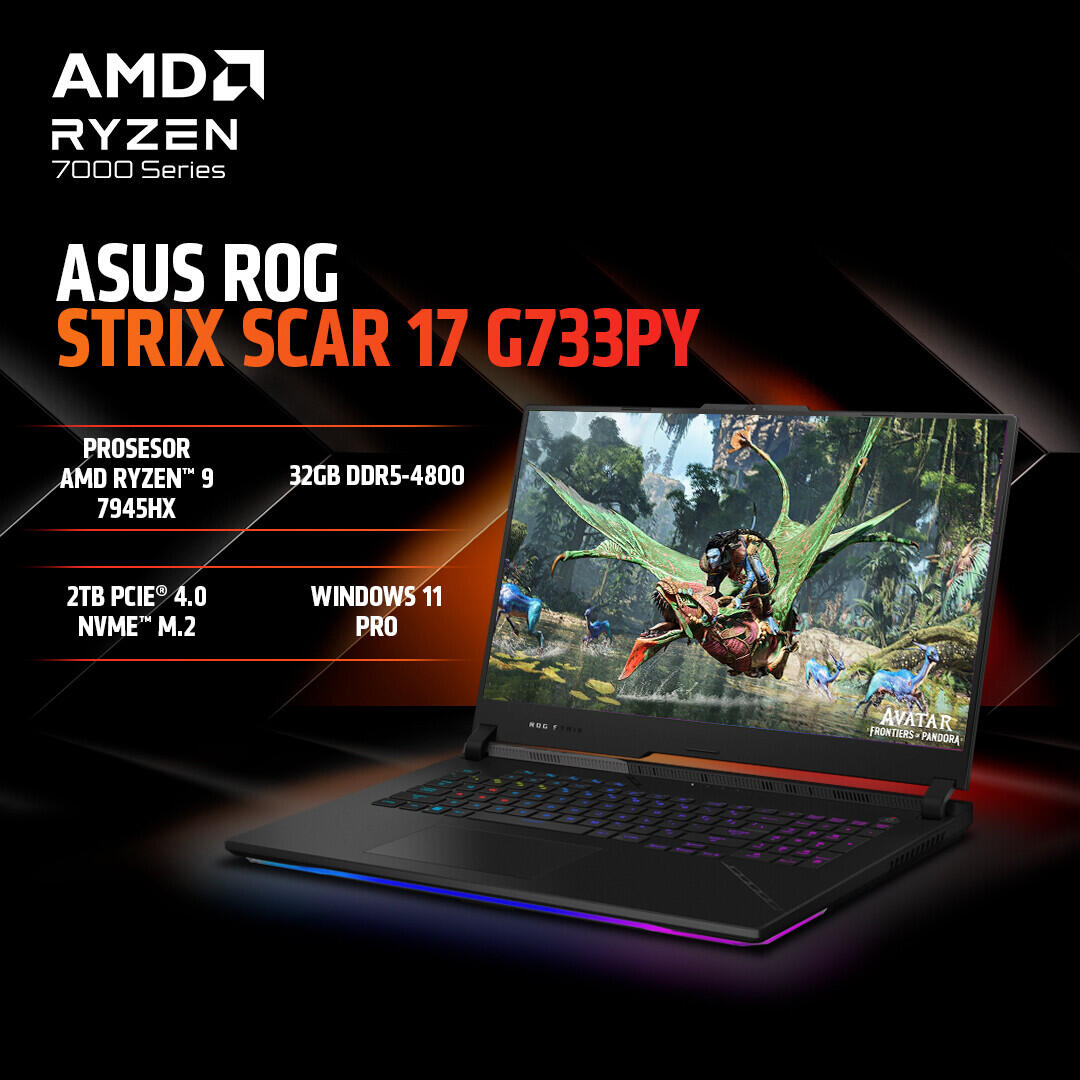 Laptop Gaming Kencang dengan AMD Ryzen™ 7045HX Series