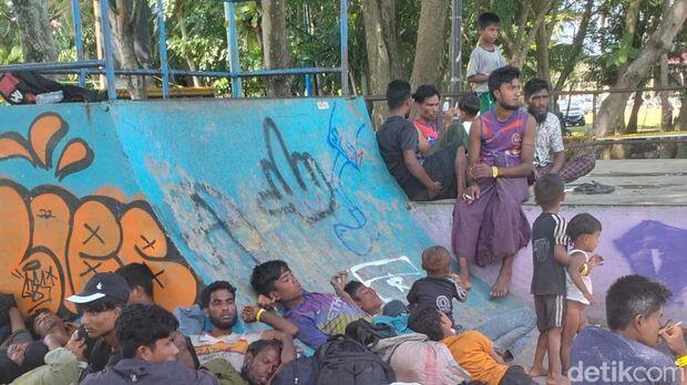 Penampakan Amin Tersangka Penyelundup 136 Rohingya saat Baru Tiba di Aceh
