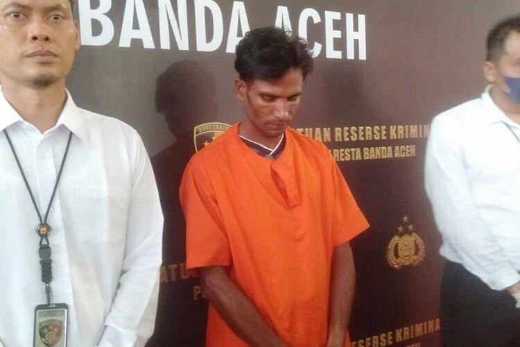 Penampakan Amin Tersangka Penyelundup 136 Rohingya saat Baru Tiba di Aceh