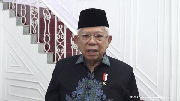 Wapres Ma'ruf Amin: Selamat Merayakan Natal bagi Segenap Umat Kristiani

