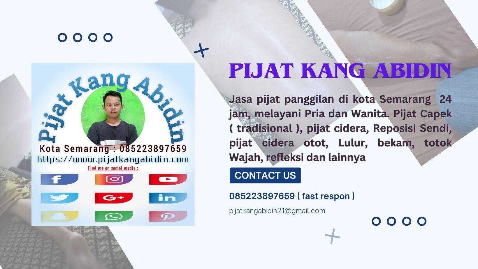 Pijat Semarang Online 24 Jam